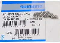 Кульки для педалей Shimamo SPD и SPD-SL 3/32 62 штуки 0
