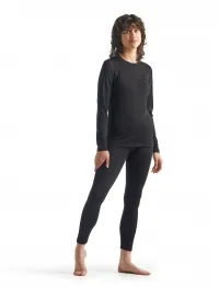 Термофутболка з довгим рукавом ICEBREAKER Women Merino 260 Tech LS Crewe black 7