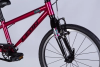 Велосипед 20" Leon GO Vbr FR (2025) малиновий 2