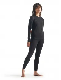 Термофутболка з довгим рукавом ICEBREAKER Women Merino 200 Oasis LS Crewe black 3