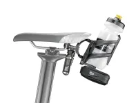 Кріплення Topeak Tri-BackUp ELITE, AL rear hydration multi mount on saddle V rail section, multi angle adjustment, including one Micro AirBooster & 2pcs 16g CO2 cartridge, for triathlon saddles with vertical rails 3