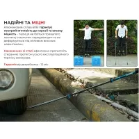 Треккинговая палка 3-секционная Naturehike Men ST 01 6061 AL NH17D001-Z, 61-135 см, green 6