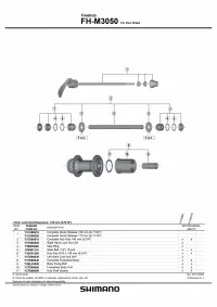 Втулка задня Shimano Acera FH-M3050, 10x135mm, 32H, Center Lock, Hyperglide, black 0