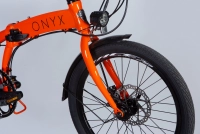 Велосипед 20" Dorozhnik eONYX DD CS 48B 12.5А*г 500Вт (2025) оранжевый 4