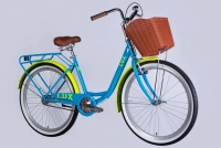 Велосипед 26" Dorozhnik LUX Velosteel (2025) голубой 0