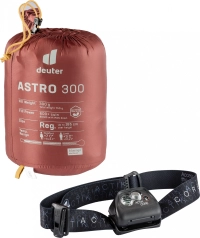 Спальник Deuter Astro 300 (5908) redwood-curry левый 4