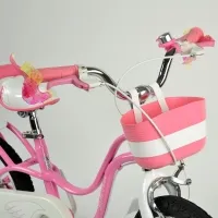 Велосипед RoyalBaby LITTLE SWAN 14", OFFICIAL UA, розовый 8