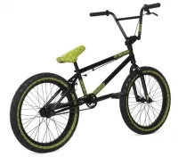 Велосипед BMX 20" Stolen OVERLORD (2020) black w / reflective yellow 2