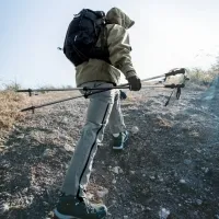 Треккинговая палка 3-секционная Naturehike ST06 NH17D006-D, 60-120 см, white 7