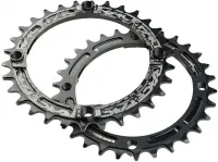 Зірка Race Face Chainring, Narrow Wide, 104x38, black, 10-12s 0