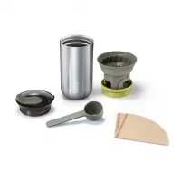  Портативний дріпер-термокухоль Wacaco Cuppamoka, grey 3