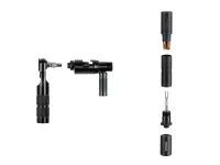 Набір інструментів Topeak Ratchet'n Roll Pro, integrated Ratchet tool, chain tool, CO2 inflator, 3.5mm tubeless tire repair kit, w/10 tool bits & magnetic bit holder, 2 silicon strap, w/rolling bag 2