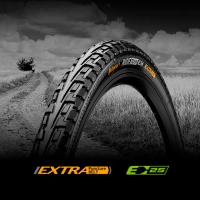 Покришка 28" 700x35C (37-622) Continental Ride Tour (ExtraPuncture Belt) black/white wire TPI 3/180 (725g) 1