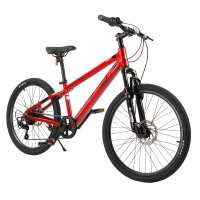 Велосипед 24" RoyalBaby Dart 7 Speeds (2024) OFFICIAL UA червоний 1