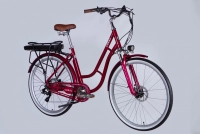 Велосипед 28" Dorozhnik eCORAL DD FR 48B 12.5А*г 500Вт (2025) рубіновий 0