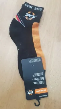 Шкарпетки велосипедні SKS Germany Cycling Socks black/orange 2
