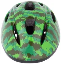 Шлем детский Green Cycle Pixel размер 50-54см хаки/зелёный/салатовый лак 0