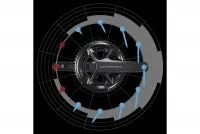 Шатуни Shimano FC-R8100-P ULTEGRA 12-speed 52/36T 172.5mm, з вимірювачем потужності 9