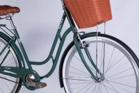 Велосипед 28" Dorozhnik RETRO Velosteel (2025) зелено-сірий 2