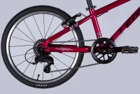 Велосипед 20" Leon GO 7 Vbr CS (2025) малиновий 2