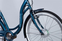 Велосипед 26" Dorozhnik eAQUAMARINE BH 36B 12.5А*г 350Вт (2025) темно синий 3