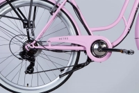 Велосипед 28" Dorozhnik eRETRO Vbr FR 36B 12.5А*г 500Вт (2025) светло-розовый 4