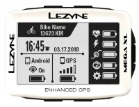 Велокомпьютер Lezyne Mega XL GPS Limited White Edition 0