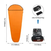Підкладка для спального мішка Naturehike NH17N002-D orange 0