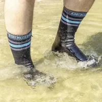 Шкарпетки водонепроникні Dexshell Ultra Dri Sports, з блакитною смугою 3
