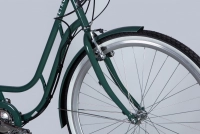 Велосипед 28" Dorozhnik eRETRO Vbr FR 36B 12.5А*г 500Вт (2025) зелено-сірий 3