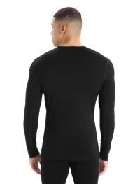 Термофутболка з довгим рукавом ICEBREAKER Men Merino 260 Tech LS Crewe black 2