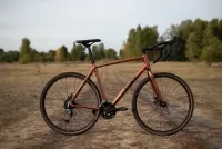 Велосипед 28" Pride RoCX 8.2 (2020) red / wood / black 0