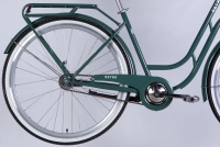 Велосипед 28" Dorozhnik RETRO Velosteel (2025) зелено-сірий 4