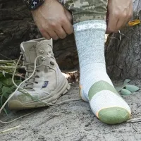 Шкарпетки водонепроникні Dexshell Terrian Walking Ankle, зелені 0