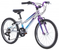 Велосипед 20" Apollo NEO 6s girls (2022) Brushed Alloy / Purple / Blue Fade 0