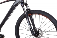 Велосипед 29" Leon TN-80 SE AM Hydraulic lock out HDD (2022) графитовый с черным и оранжевым (м) 3