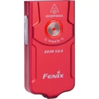 Фонарь наключный Fenix ​​E03R V2.0 red (подарочная упаковка) 1