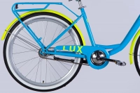 Велосипед 26" Dorozhnik LUX Velosteel (2025) голубой 4