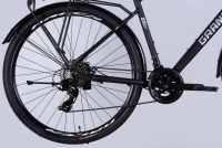 Велосипед 28" Dorozhnik GRANAT M DD CS (2025) чорний 4