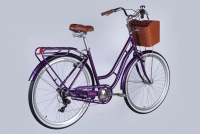 Велосипед 28" Dorozhnik CORAL Vbr FR (2025) фіолетово-синій 1