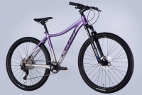 Велосипед 27,5" Leon XC Lady 75 HDD (2025) бузковий зі сріблястим 0