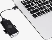 Фара Topeak HeadLux 450 USB, 450 lumens, USB rechargeable light, aluminum body, black 4