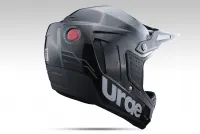 Шлем Urge Down-O-Matic, L (59-60 см), черно-серебристо белый 2