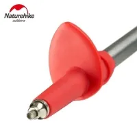 Треккинговая палка 3-секционная Naturehike ST06 NH17D006-D, 66-135 см, white/red 2