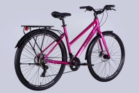 Велосипед 28" Dorozhnik GRANAT W DD CS (2025) фиолетово-розовый 1