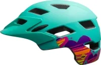 Шлем детский Bell Sidetrack Child matte turquoise/violet hearts 0