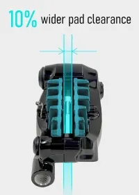 Тормоз (калипер) Shimano 105 BR-R7170-F, FLAT MOUNT дисковый гидравлический передний 2