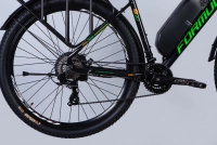 Велосипед 29" Formula eCURSOR man DD CS 48B 12.5А*г 500Вт (2025) черно-зеленый 2