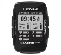 Велокомпьютер Lezyne Macro Plus GPS черный 4