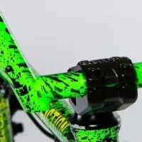 Велосипед BMX 20" Stolen CREATURE (2020) toxic green splatter 3